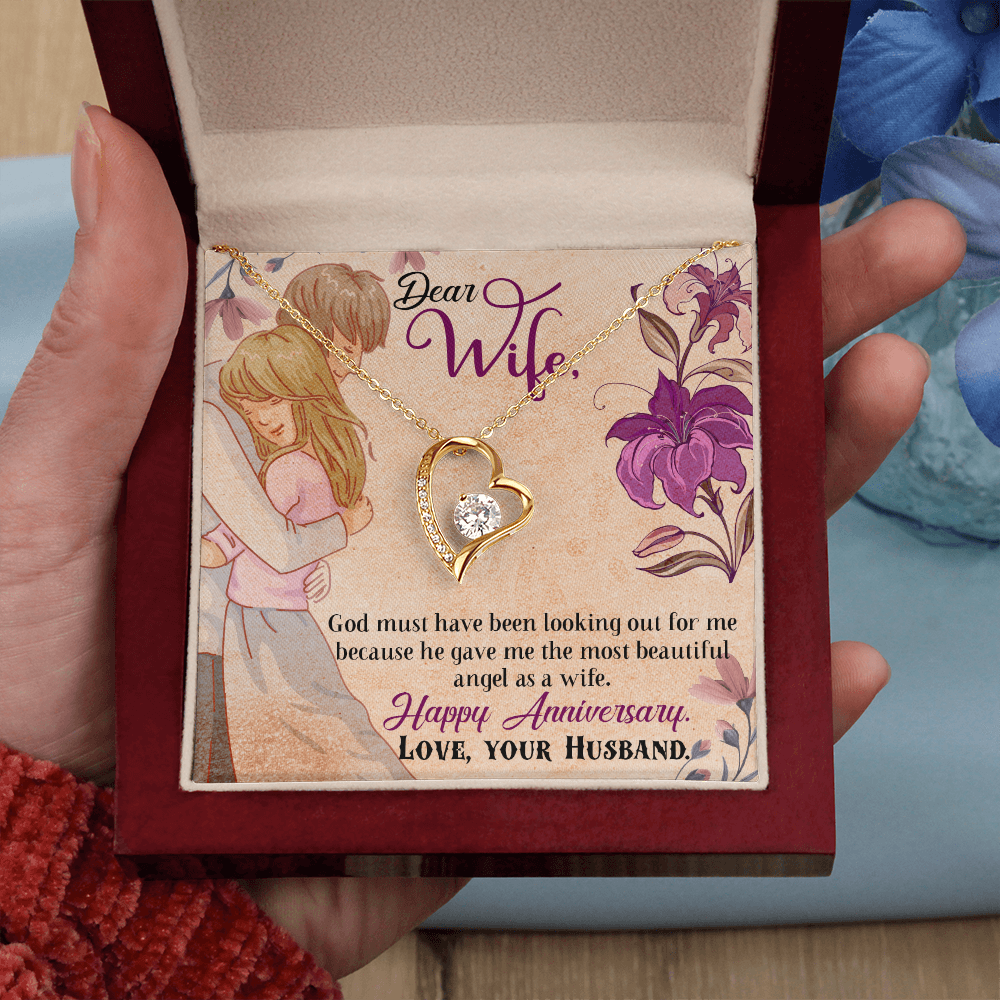My Angel Wife Heart Necklace