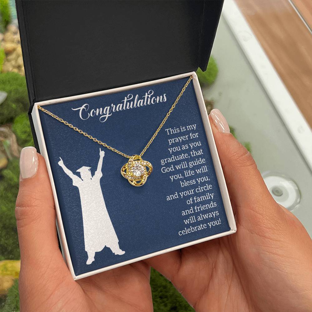Graduation Celebration Prayer Necklace