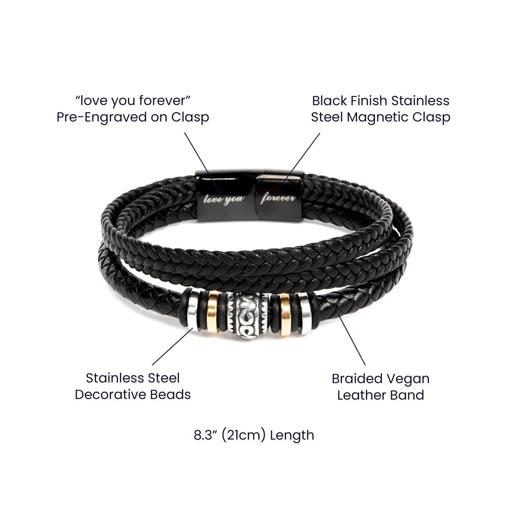 Men's Graduation Bracelet Gift