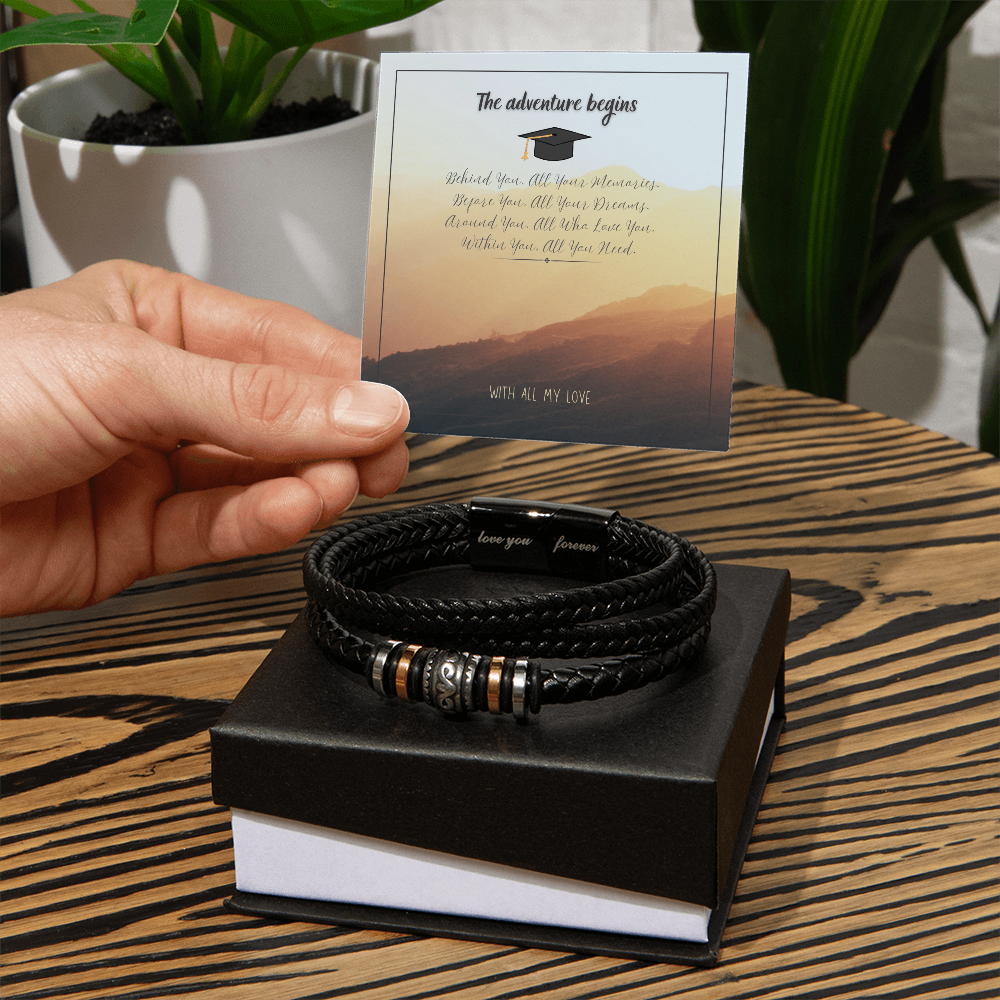 Men's Graduation Bracelet Gift