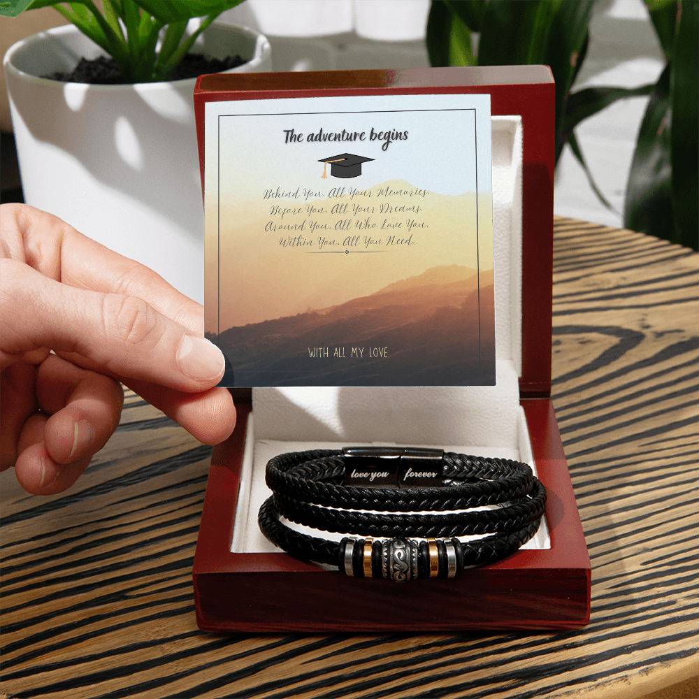 Men's Graduation Bracelet Gift