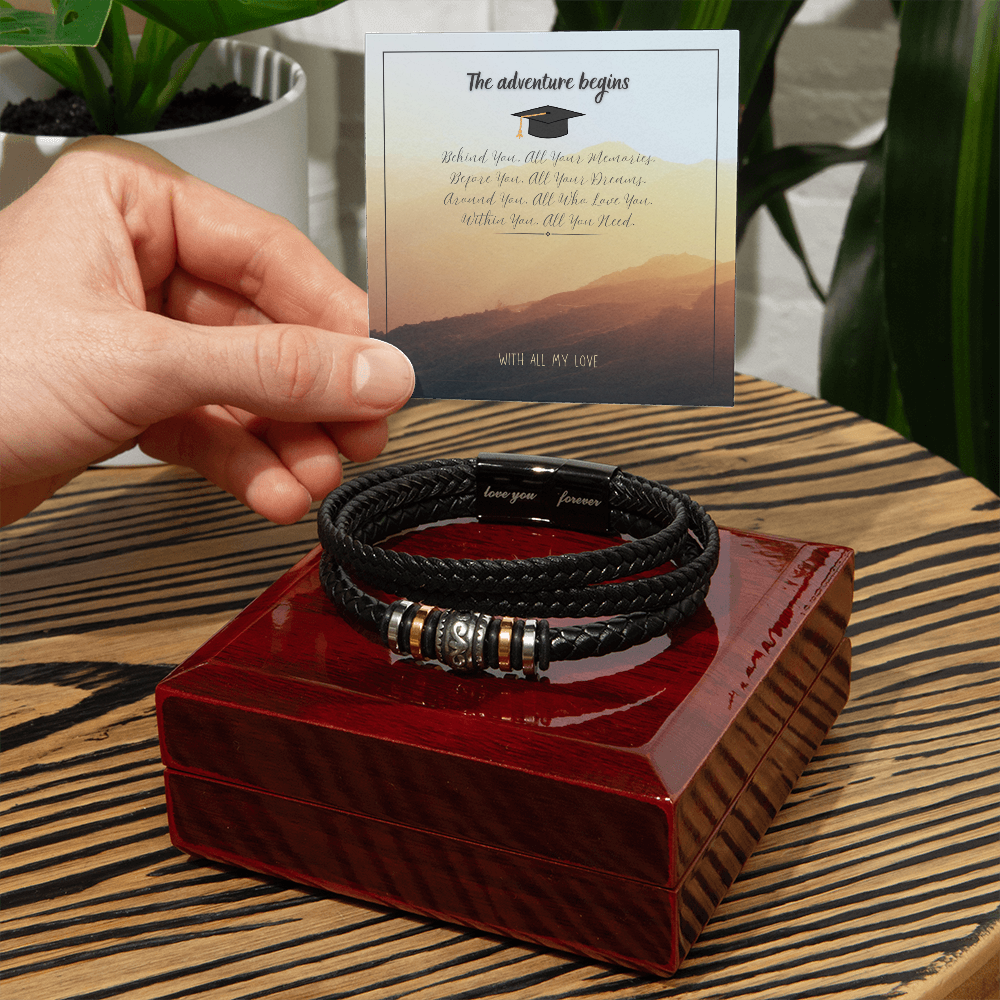 Men's Graduation Bracelet Gift