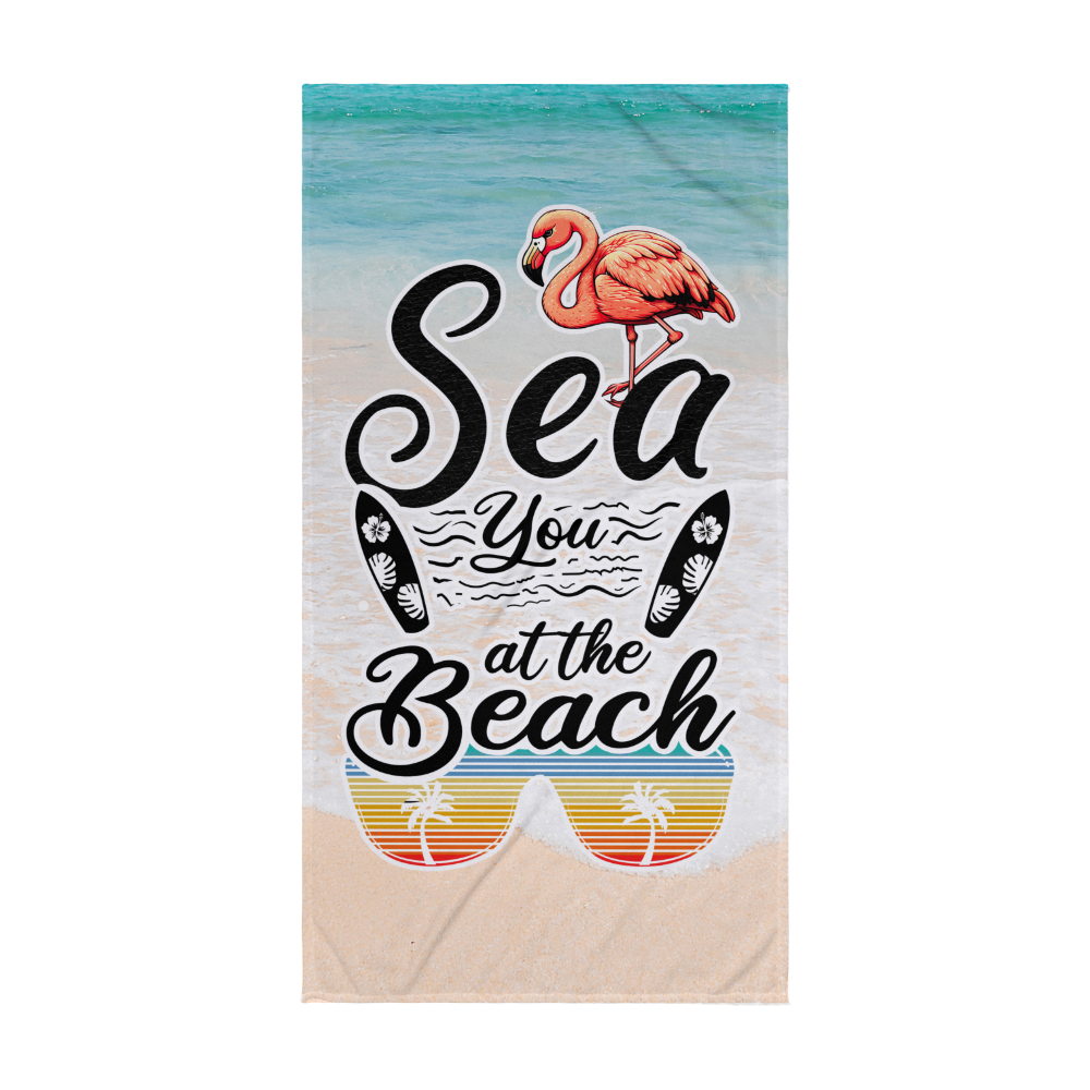 Sea You at the Beach Towel