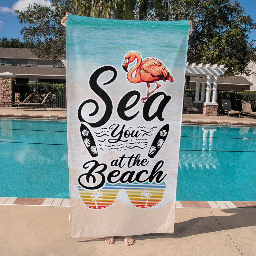 Sea You at the Beach Towel