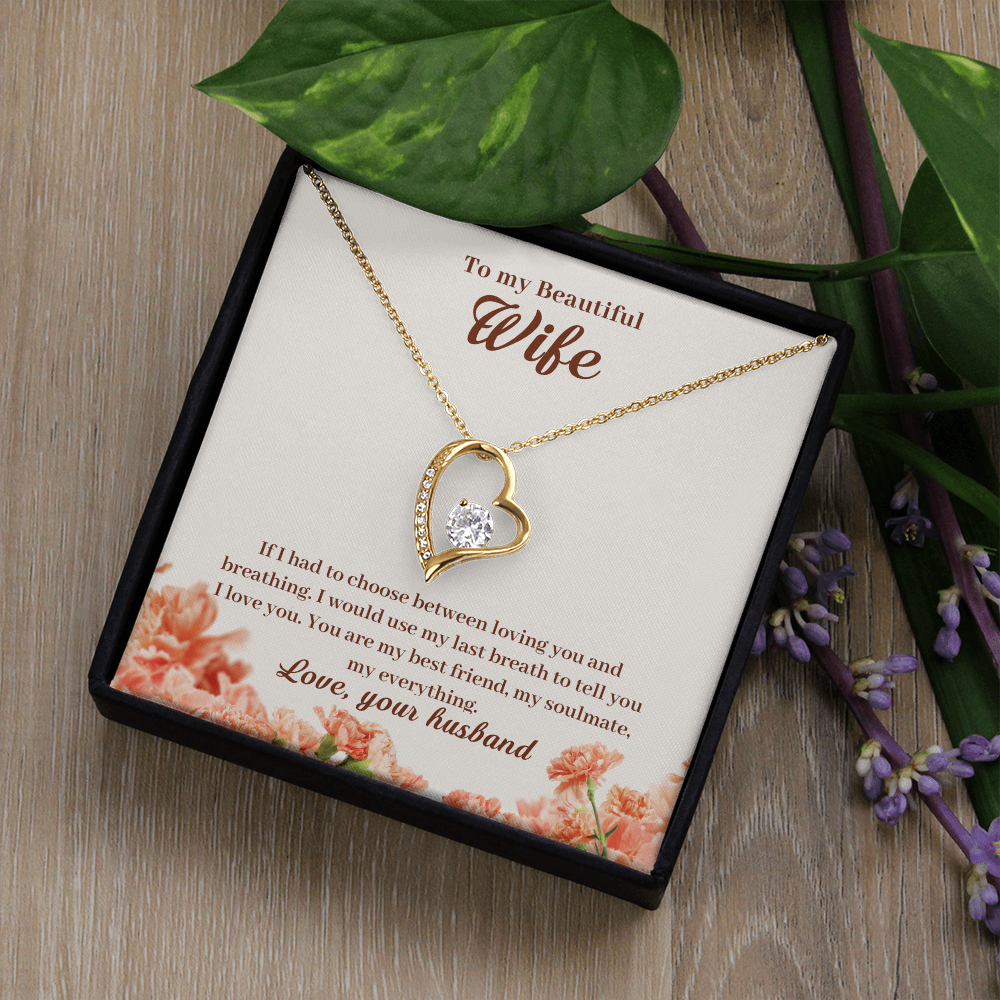 If I Had to Choose Heart Necklace