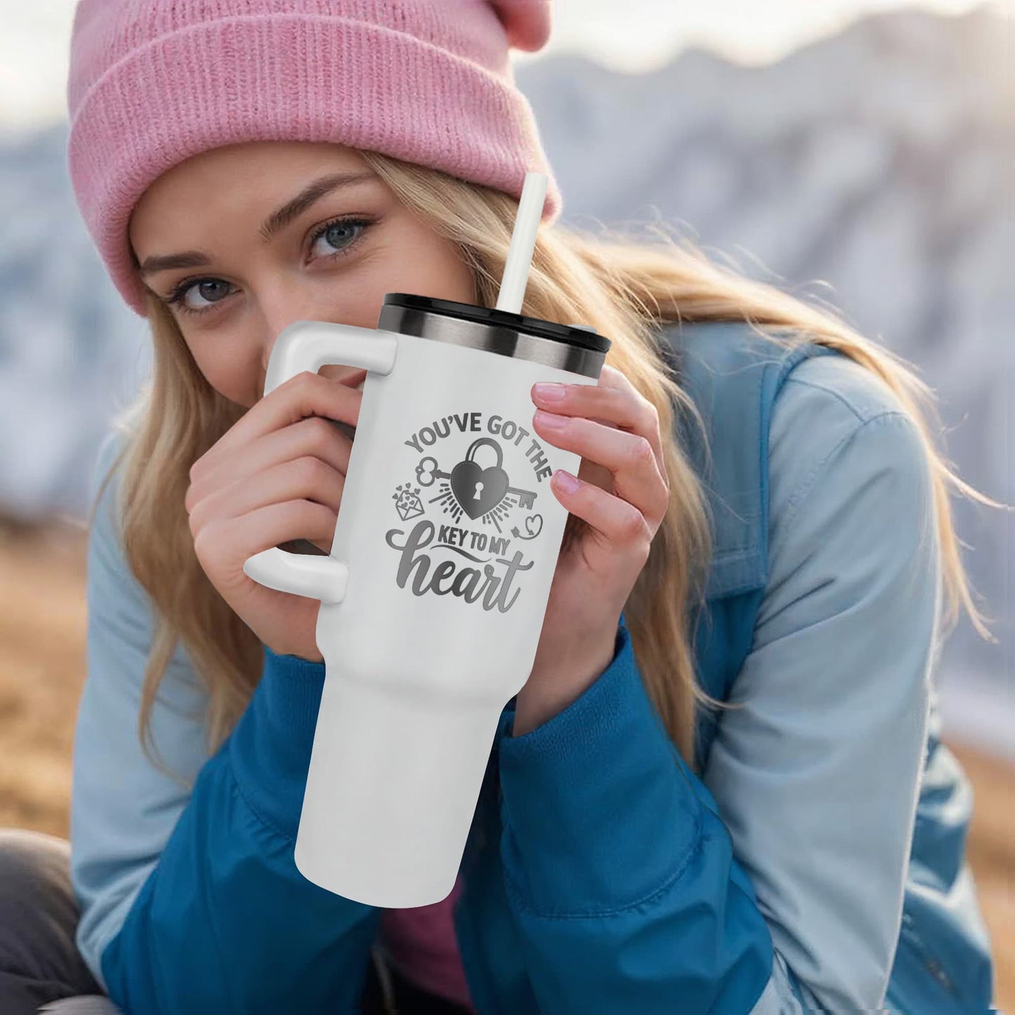 You've Got the Key to My Heart 40 oz Tumbler