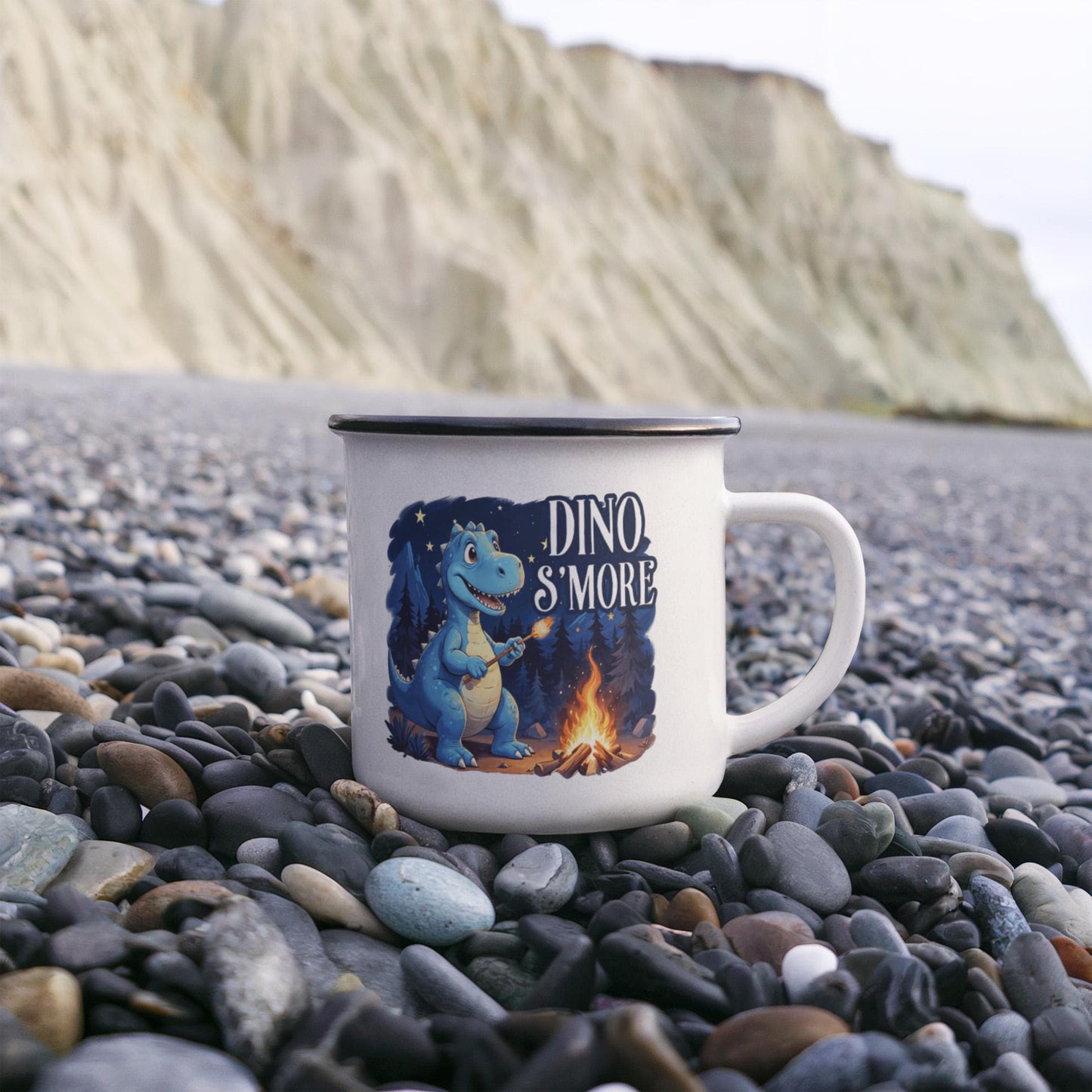 Dino S'More Stainless Steel Camping Mug