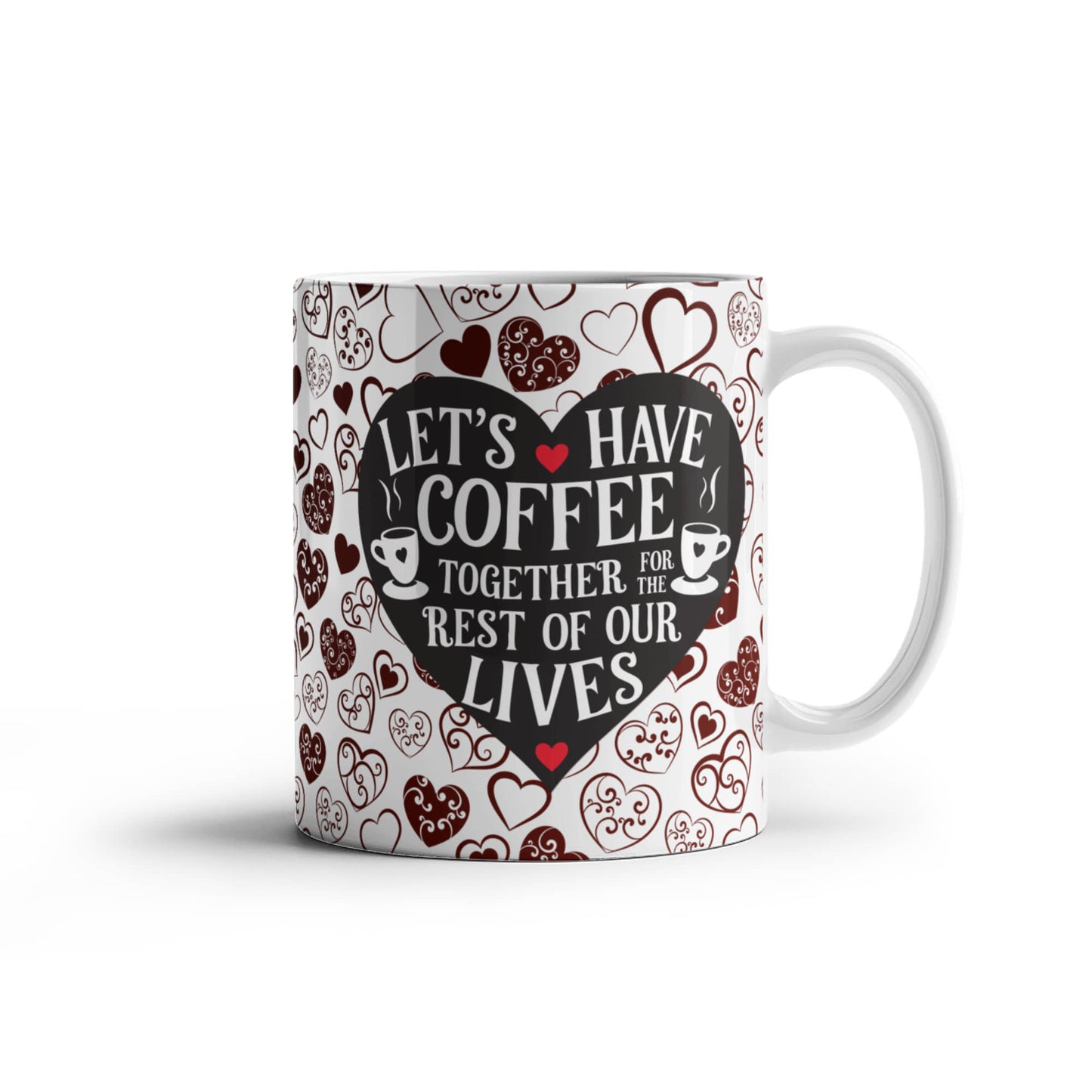 Let's Have Coffee 11 oz Ceramic Mug