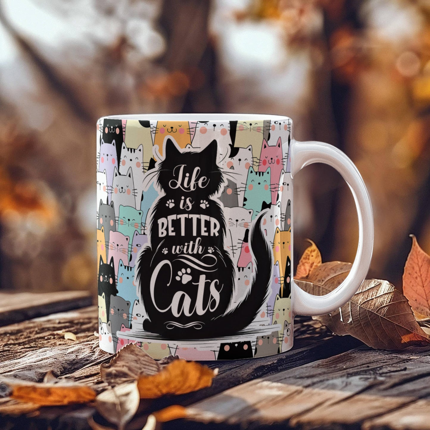 Cat Lover Ceramic Mug 11 oz
