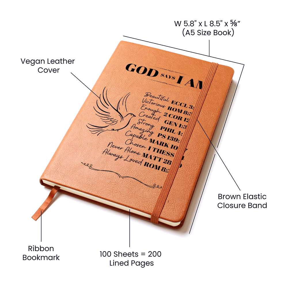 God Says I Am Journal