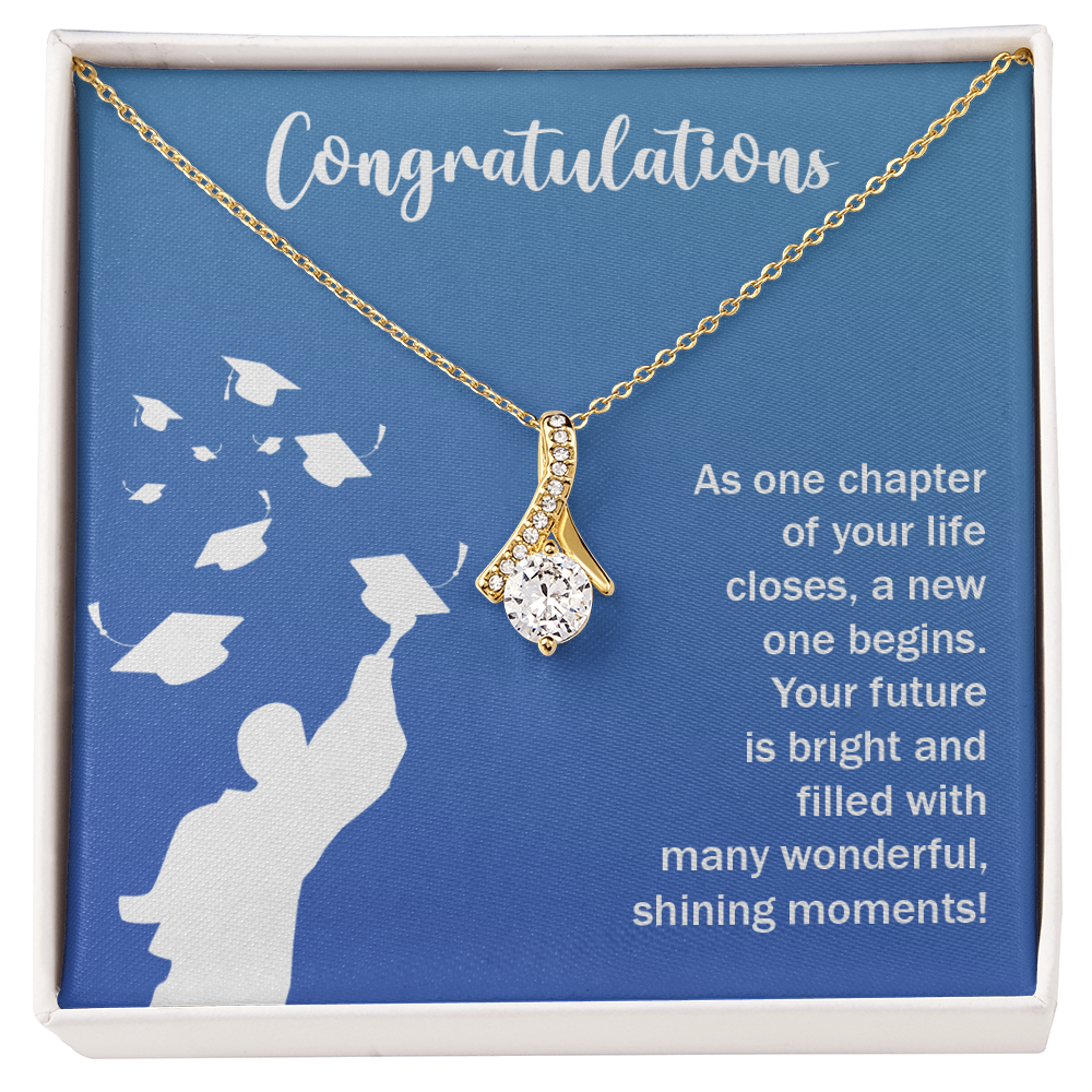 Graduation Gift Congratulations Necklace