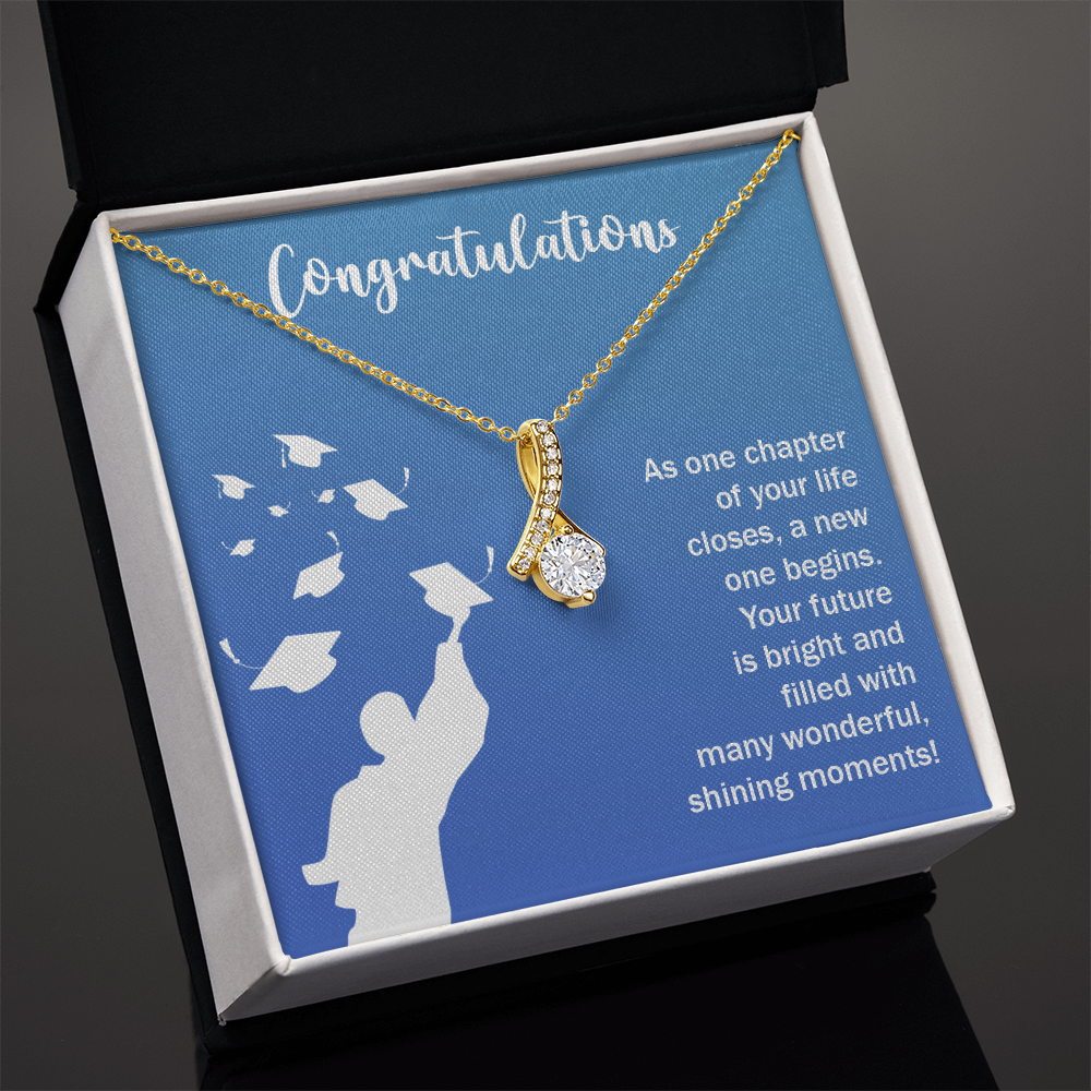 Graduation Gift Congratulations Necklace