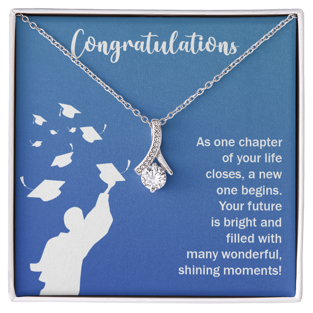 Graduation Gift Congratulations Necklace