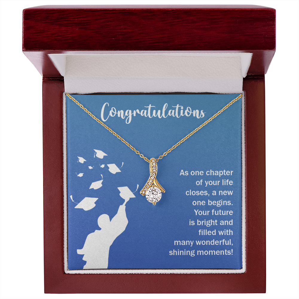 Graduation Gift Congratulations Necklace