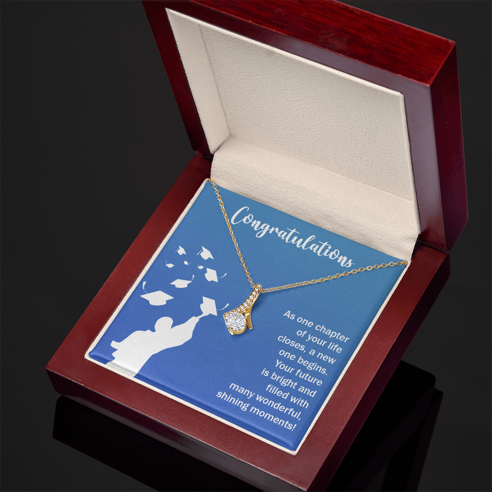 Graduation Gift Congratulations Necklace