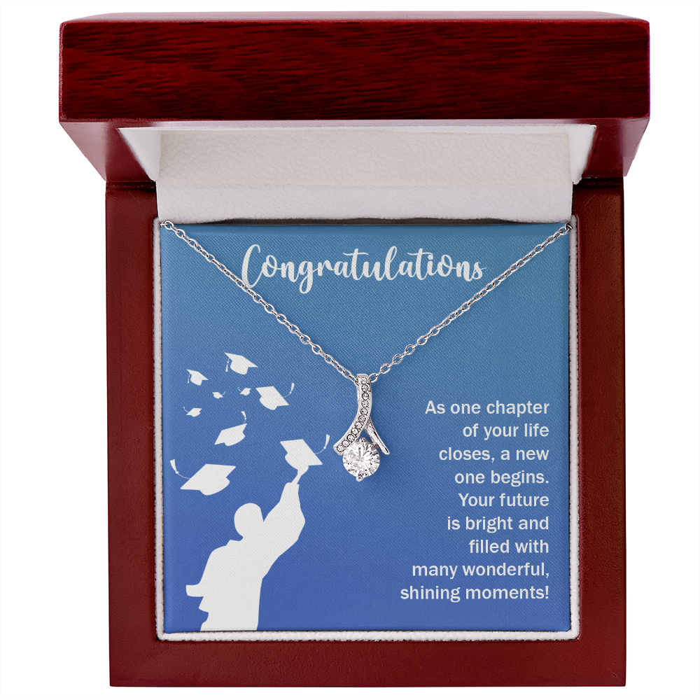 Graduation Gift Congratulations Necklace