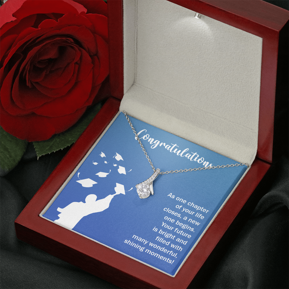 Graduation Gift Congratulations Necklace