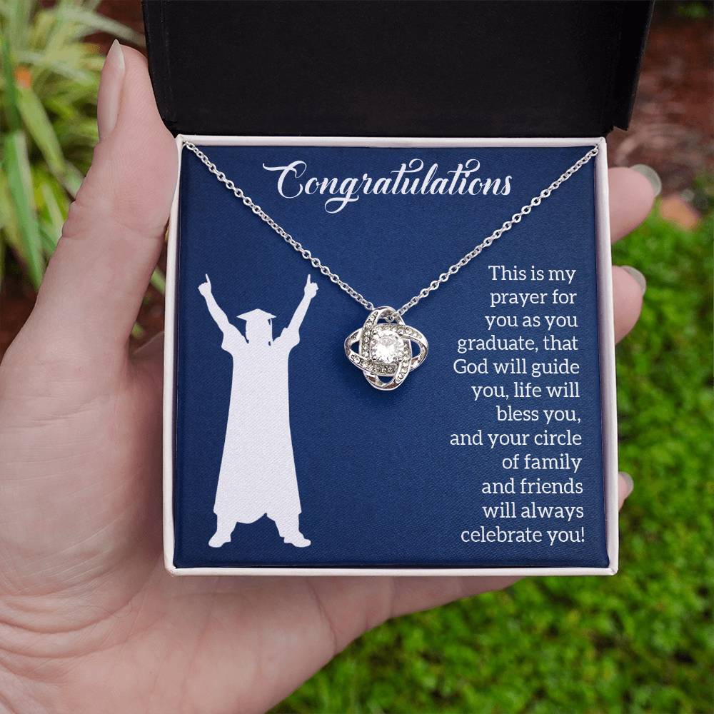 Graduation Celebration Prayer Necklace