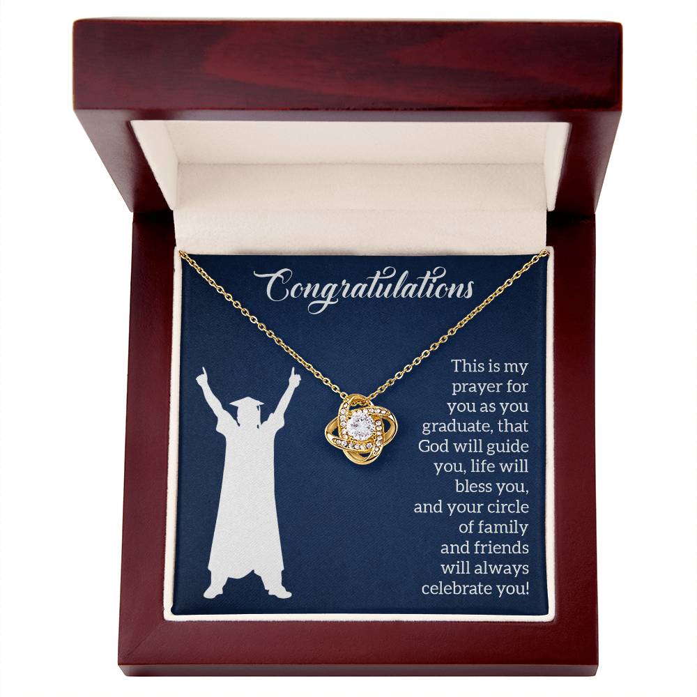 Graduation Celebration Prayer Necklace