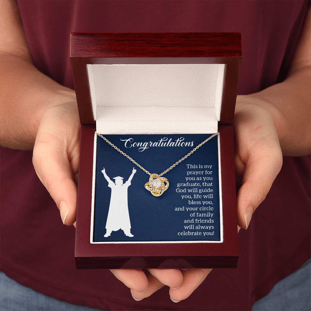 Graduation Celebration Prayer Necklace