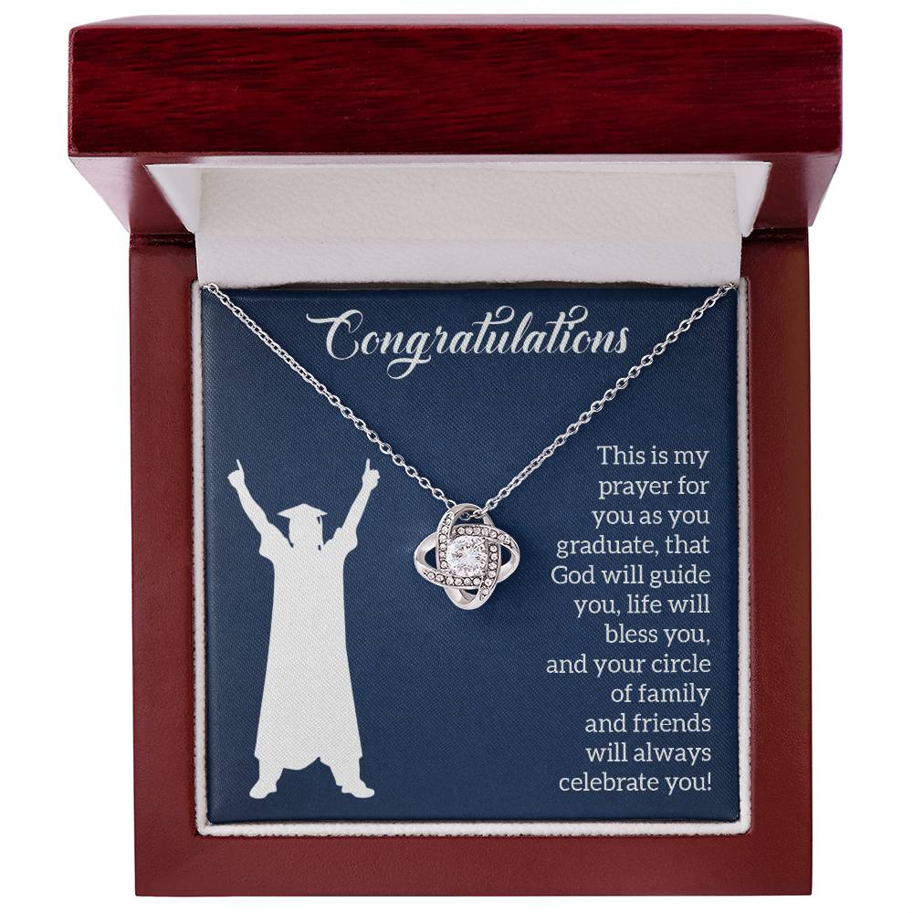 Graduation Celebration Prayer Necklace