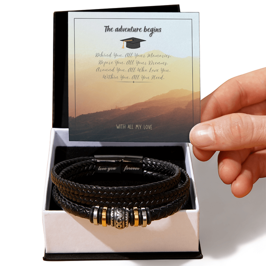 Men's Graduation Bracelet Gift