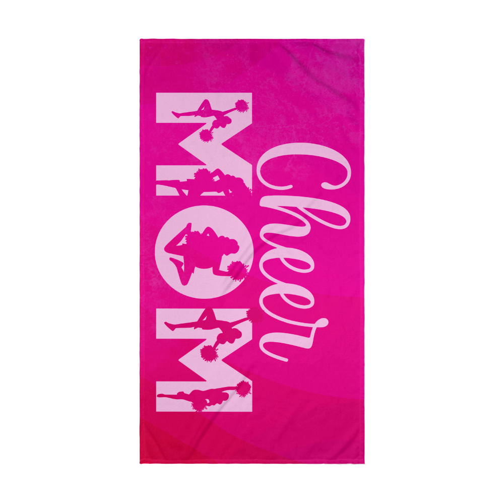 Cheer Mom Beach Towel