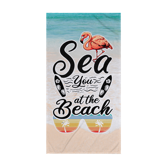 Sea You at the Beach Towel