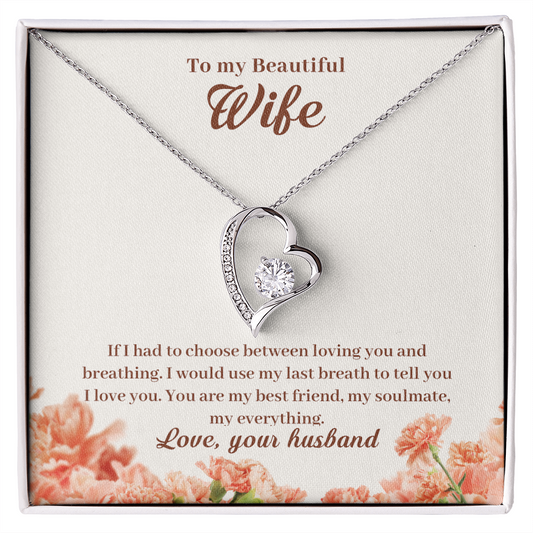 If I Had to Choose Heart Necklace