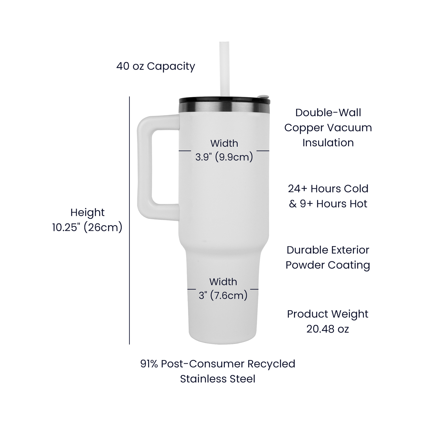 You Are My Missing Piece 40 oz Tumbler