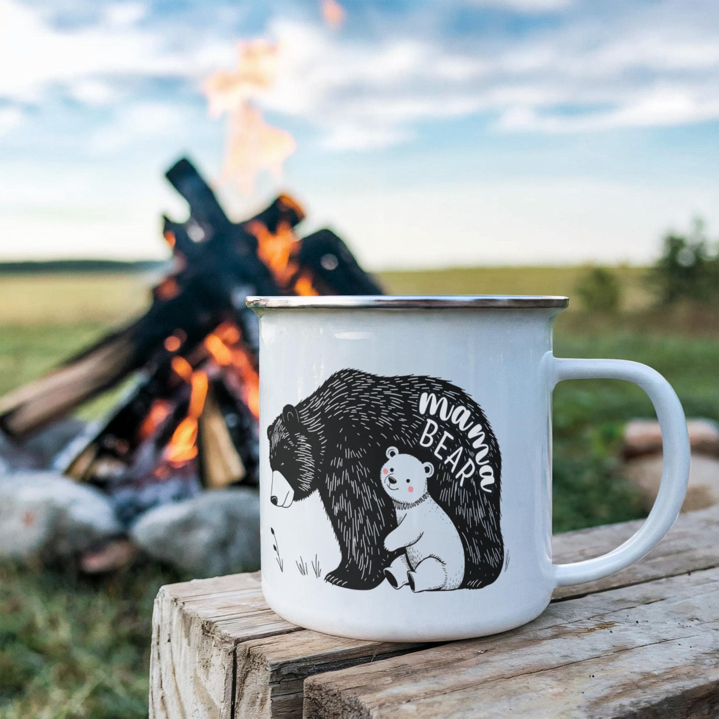 Mama Bear Stainless Steel Mug