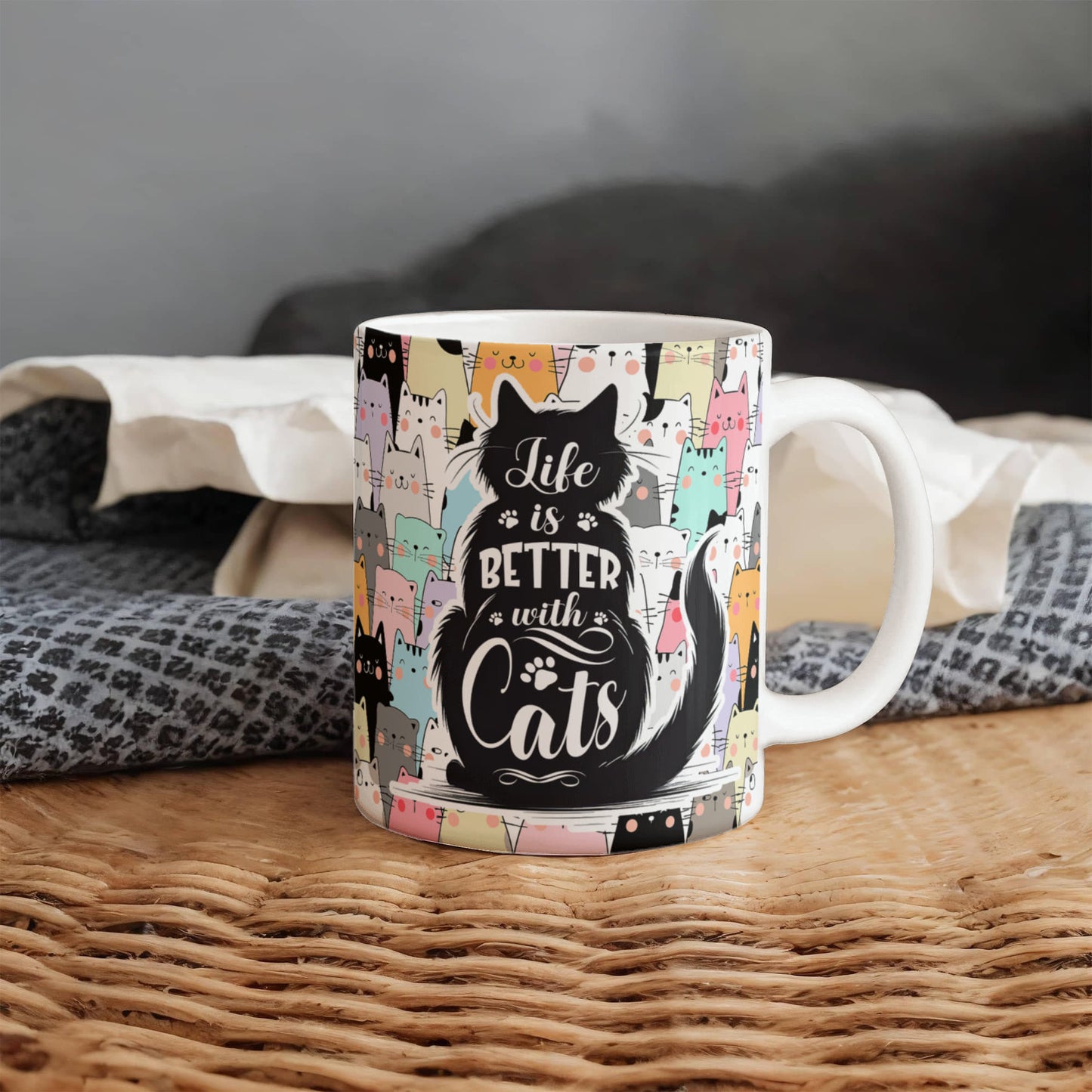 Cat Lover Ceramic Mug 11 oz