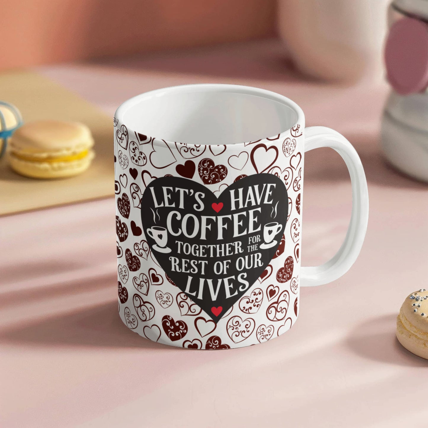 Let's Have Coffee 11 oz Ceramic Mug